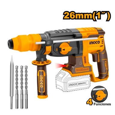 KIT TALADRO+ AMOLADORA+ ROTOMARTILLO 20V 4AH X2 COSLI241198 - 4