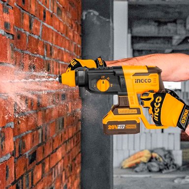 KIT TALADRO+ AMOLADORA+ ROTOMARTILLO 20V 4AH X2 COSLI241198 - 5