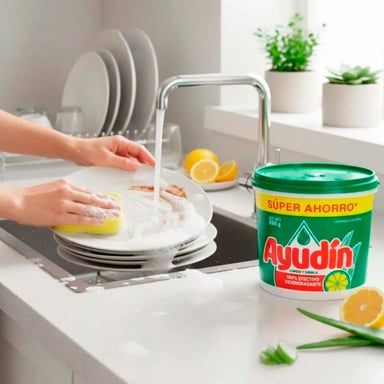 LAVAVAJILLAS EN PASTA AYUDIN LIMON Y SABILA 520GR - 2
