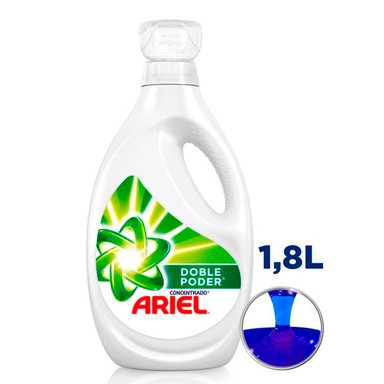 DETERGENTE LÍQUIDO ARIEL DOBLE PODER 1.8 L - 1