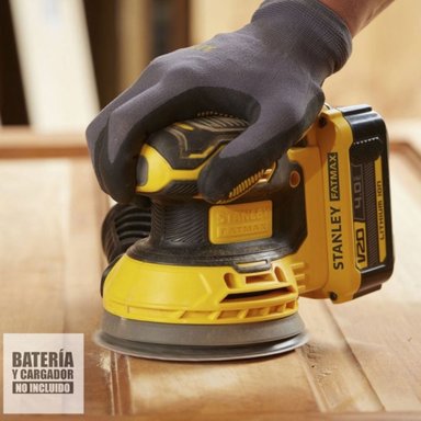 LIJADORA EXCÉNTRICA 5' 20V FATMAX BARETOOL STANLEY SCS220 - 4