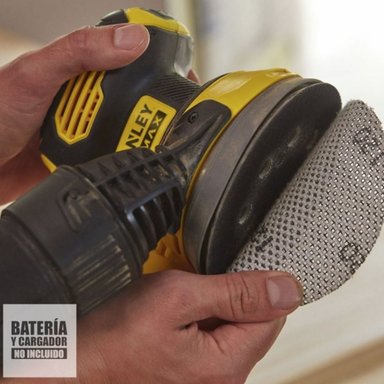 LIJADORA EXCÉNTRICA 5' 20V FATMAX BARETOOL STANLEY SCS220 - 5