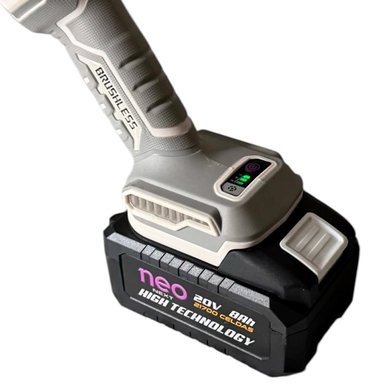 AMOLADORA ANGULAR 20V NEO + BAT 8AH + CARGADOR A1215/20K1-8 - 3