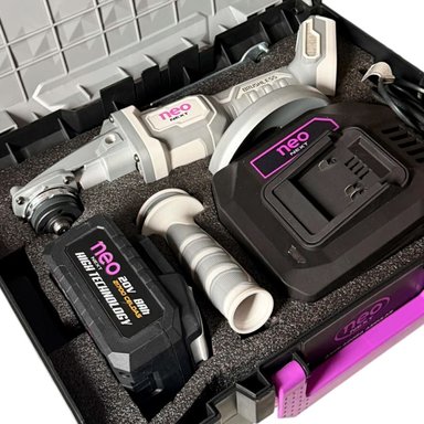 AMOLADORA ANGULAR 20V NEO + BAT 8AH + CARGADOR A1215/20K1-8 - 5