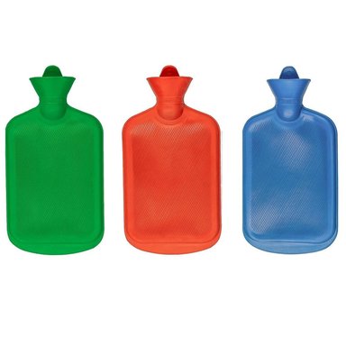 BOLSA AGUA CALIENTE CAUCHO X-MEDIC CON FORRO POLAR