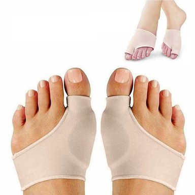 PLANTILLAS PROTECTOR DE JUANETE TELA Y GEL PAR