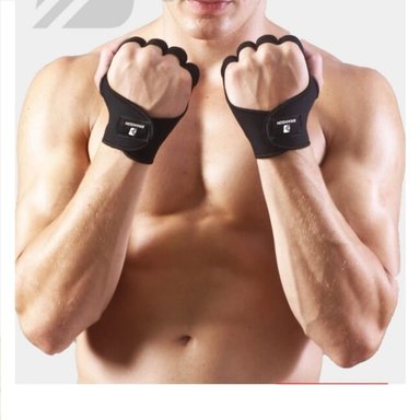 GUANTES BRANSON NEGRO MITONES ORIGINAL GYM UNISEX TALLA S