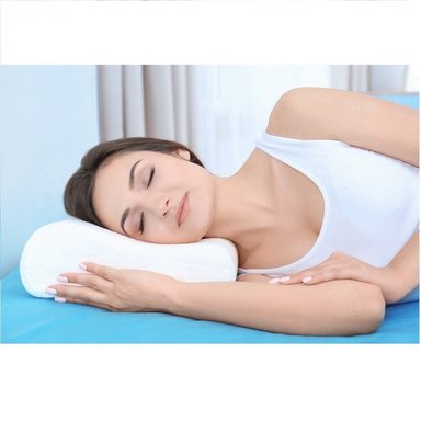 ALMOHADA VISCOELÁSTICA MEMORY FOAM CON FUNDA MEDIANA 48 X 28 CM