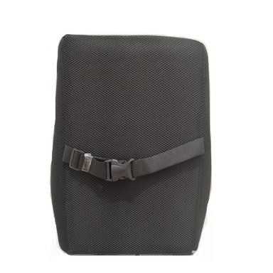 COJÍN 13X40CM NEGRO LUMBAR ALTO VISCOELÁSTICO CON GEL MAS PUNTOS Y FUNDA NEGRA - 2