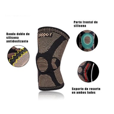 RODILLERA ELASTICO HILO COBRE CON VARILLAS