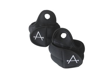 AFIT MUÑEQUERAS CON PESO 1 KG - NEGRO