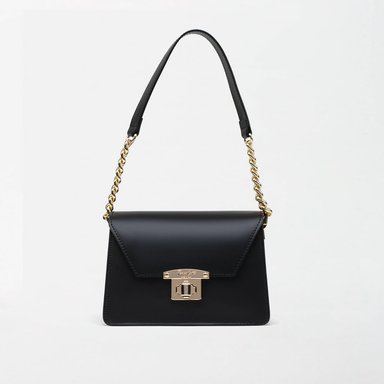 CARTERA RENZO COSTA RC PIU KIARA RUGA 21 CUERO NEGRO