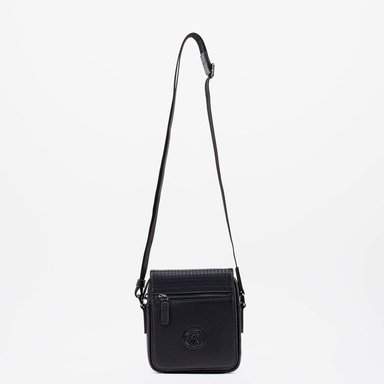 MORRAL RENZO COSTA MRC 2268 NEGRO PEQUEÑO CON LOGO EMBOZADO 1LUX