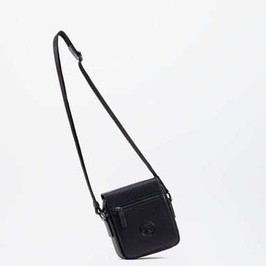 MORRAL RENZO COSTA MRC 2268 NEGRO PEQUEÑO CON LOGO EMBOZADO 1LUX - 3