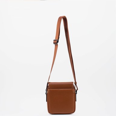 MORRAL RENZO COSTA MRC 2268 CAMEL PEQUEÑO CON LOGO EMBOZADO 10 YELLOW LUX - 2