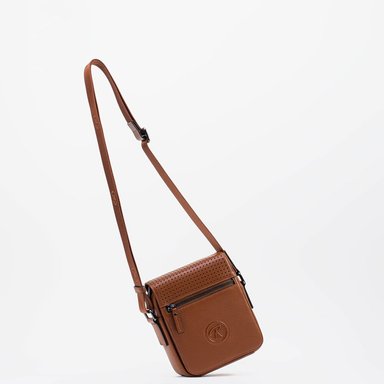 MORRAL RENZO COSTA MRC 2268 CAMEL PEQUEÑO CON LOGO EMBOZADO 10 YELLOW LUX - 3