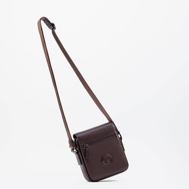 MORRAL RENZO COSTA MRC 2268 MARRÓN PEQUEÑO CON LOGO EMBOZADO 6 DK LUX - 3