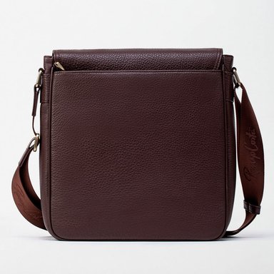 MORRAL RENZO COSTA MRC 2259 CUERO MARRÓN DETILO CASUAL CON BOLSILLOS EXTERNOS 6 DK - 2