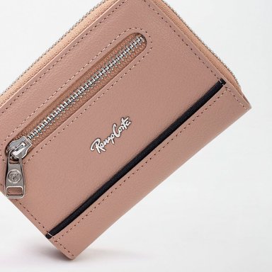 RENZO COSTA-MONEDERO CASUAL CON COMPARTIMIENTOS PARA MONEDAS Y TARJETAS MOD 2218 200 TAUPE/100 BLACK LUX - 3