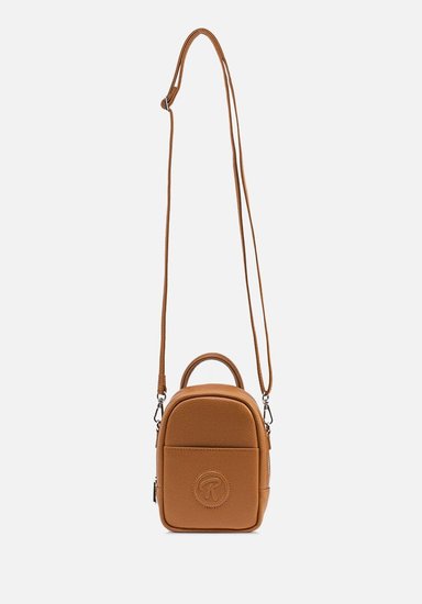 RENZO COSTA-POUCH BAG ESSENTIAL PBD 2301 9 CAMEL LUX - 3