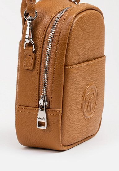 RENZO COSTA-POUCH BAG ESSENTIAL PBD 2301 9 CAMEL LUX - 4
