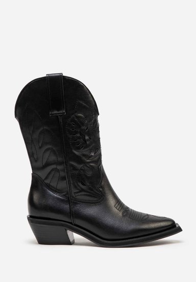 RENZO COSTA-BOTAS TEXANAS RODEO SHINE BTD 2404 NEGRO - 1