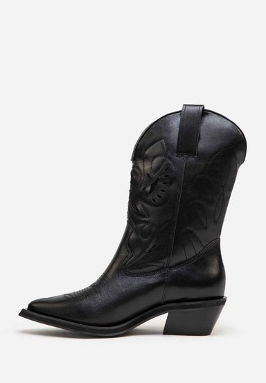 RENZO COSTA-BOTAS TEXANAS RODEO SHINE BTD 2404 NEGRO - 2