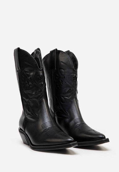 RENZO COSTA-BOTAS TEXANAS RODEO SHINE BTD 2404 NEGRO - 6