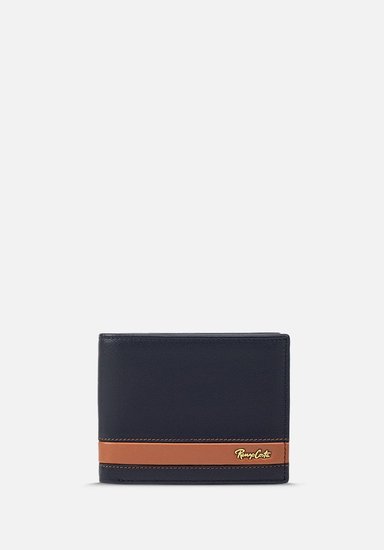 RENZO COSTA-BILLETERA  WPC 2166 4 BLUE / 10 YELLOW BROWN LUX - 1