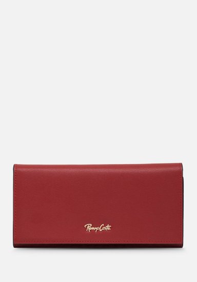 RENZO COSTA-BILLETERA ATEMPORAL CHIC W LUX7803 - 7242 - 21 28 DARK RED