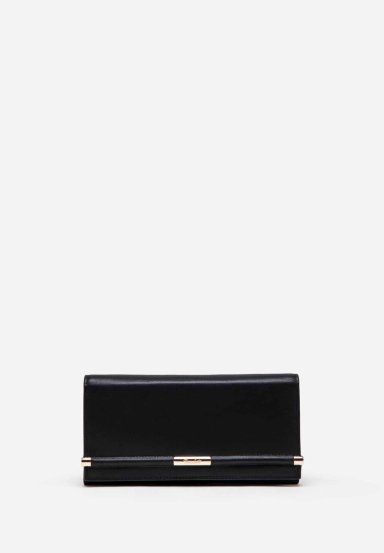 RENZO COSTA-BILLETERA SOFT TOUCH BROCHE WPD 2526 0000 BLACK LUX