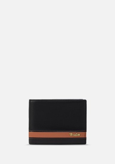 RENZO COSTA-BILLETERA  WPC 2166 1 BLACK / 10 YELLOW BROWN LUX - 1