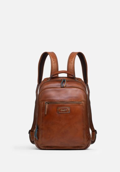 RENZO COSTA-MOCHILA LEATHER TOWN MCC 2359 TAN ETR
