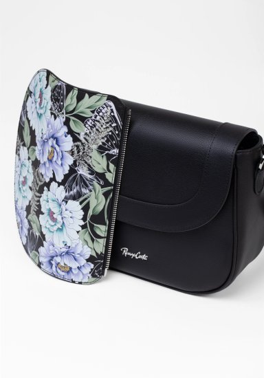 RENZO COSTA-MORRAL CAMELIA FLAPS MRD 2329 100 BLACK LUX - 5