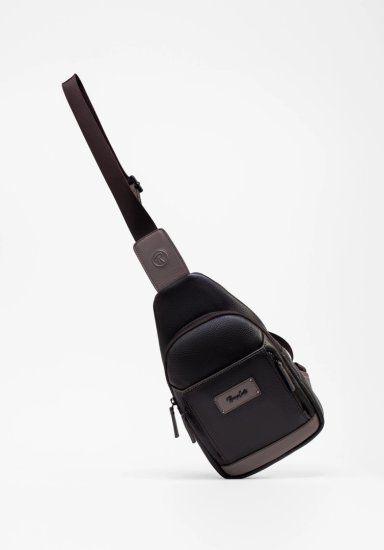 RENZO COSTA-CHEST BAG COLORATO CBC 2355 T.MORO / SMOG / SOTTOBOSCO ETR - 3