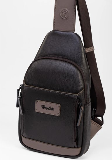 RENZO COSTA-CHEST BAG COLORATO CBC 2355 T.MORO / SMOG / SOTTOBOSCO ETR - 4