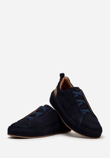 RENZO COSTA-SNEAKERS VELATO ZPC 2416 MIDNIGHT / OAK - 6
