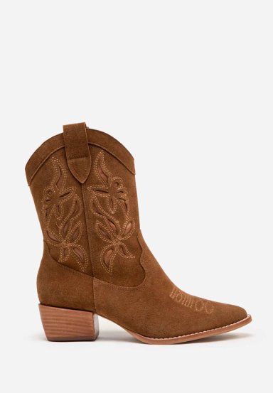 RENZO COSTA-BOTAS TEXANAS SAVANNA SUEDE BTD 2402 NATURAL - 1