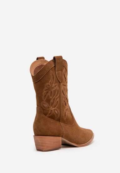 RENZO COSTA-BOTAS TEXANAS SAVANNA SUEDE BTD 2402 NATURAL - 4