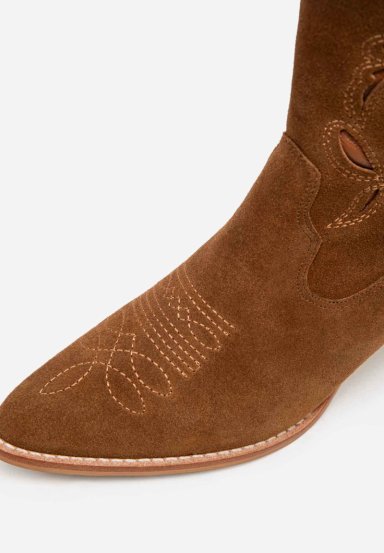 RENZO COSTA-BOTAS TEXANAS SAVANNA SUEDE BTD 2402 NATURAL - 5