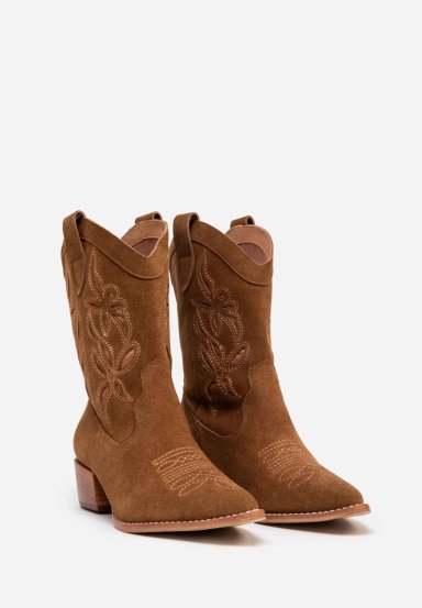 RENZO COSTA-BOTAS TEXANAS SAVANNA SUEDE BTD 2402 NATURAL - 7
