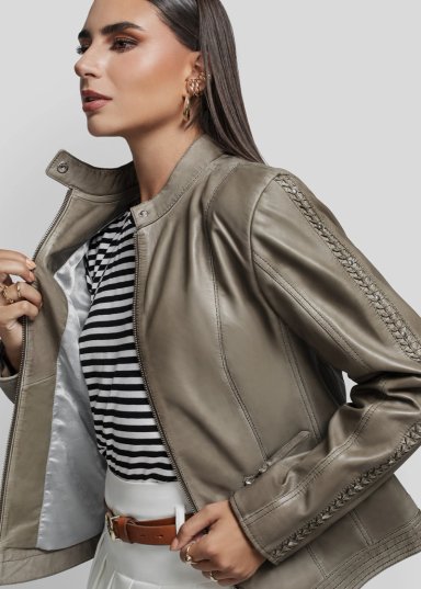 RENZO COSTA-CASACA MILANE CSD 2502 OLIVE-7082 - 4