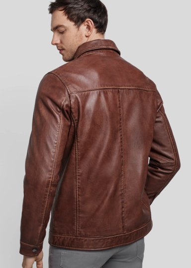 RENZO COSTA-CASACA CLASICA ELEMENT CSC 2557 COGNAC-3874 - 3