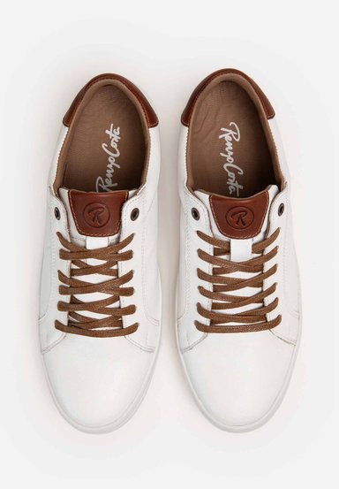 RENZO COSTA-SNEAKERS METRO ONE ZPC 2575 BLANCO / TOSTADO - 7