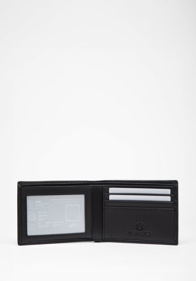 RENZO COSTA-SET BILLETERA Y LLAVERO CLASSIC STC 2455 1 BLACK LUX - 4