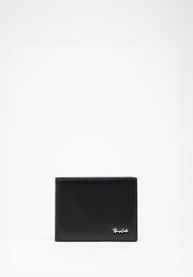 RENZO COSTA-SET BILLETERA Y LLAVERO SOLID STC 2453 1 BLACK / 9 RED LUX - 2