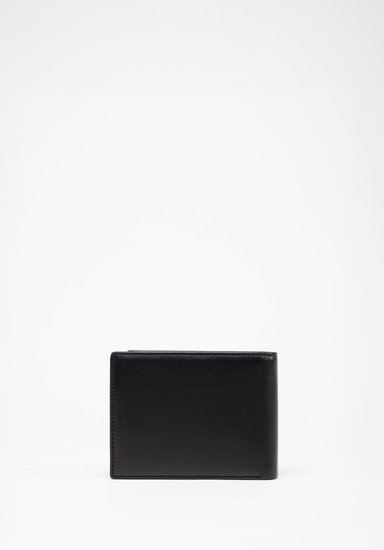 RENZO COSTA-SET BILLETERA Y LLAVERO SOLID STC 2453 1 BLACK / 9 RED LUX - 3