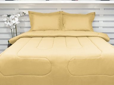 EDREDÓN ARLIN 1.5 PLAZAS MAÍZ REVERSIBLE 150 HILOS