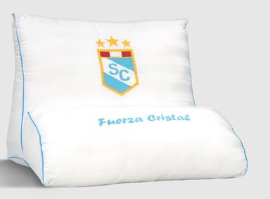 COJÍN ARLIN 41X53CM PILLOW RELAX LOGO FUERZA CRISTAL
