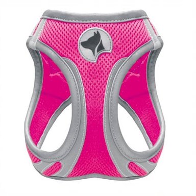 ARNÉS PERROS BASIC CROCI REFLECTIVO FUCSIA XS